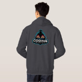 Cyber Coding Guru: Tech Geschenke Hoodie (Schwarz voll)