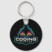 Cyber Coding Guru: Tech Geschenke Schlüsselanhänger (Rückseite)