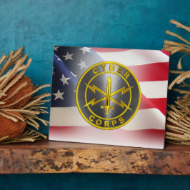 Cyber Corps Army Veteran Fotoplatte