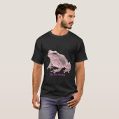 Cyber Crystal Frog Surreal Techno Nature Fusion T-Shirt (Vorne ganz)