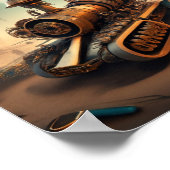 Cyber-Dampfzug Poster (Ecke)