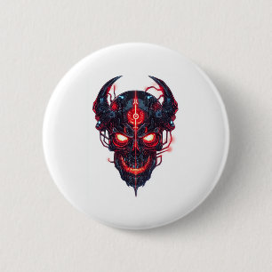 Cyber Demon Skull Lord Button