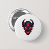 Cyber Demon Skull Lord Button (Vorne & Hinten)