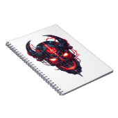 Cyber Demon Skull Lord Notizblock (Rechte Seite)