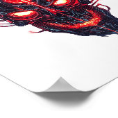 Cyber Demon Skull Lord Poster (Ecke)