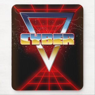 Cyber der 80er Jahre Mousepad