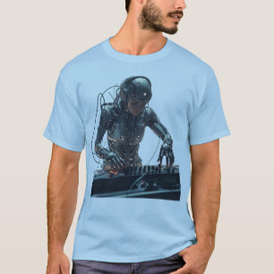 Cyber-DJ – Meister der Soundwelle T-Shirt