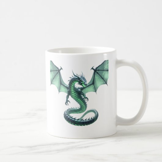 Cyber Dragon Ancient Strength Geist Kaffeetasse (Rechts)