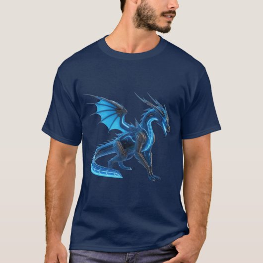 Cyber Dragon Majesty T-Shirt (Vorderseite)