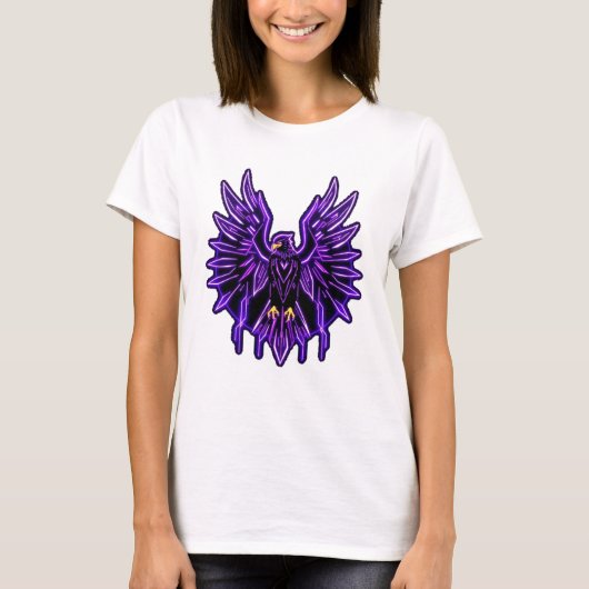 Cyber Eagle – Wächter der Zukunft T-Shirt (Vorderseite)