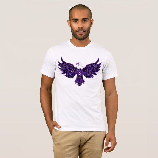 Cyber Eagle – Wächter der Zukunft T-Shirt (Vorne ganz)
