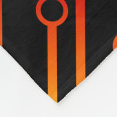 Cyber-elektrisches Regenbogen-Leiterplatte-Muster Fleecedecke (Ecke)