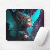 Cyber Fairy Fantasy Art Mousepad (Mit Mouse)