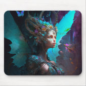 Cyber Fairy Fantasy Art Mousepad (Vorne)