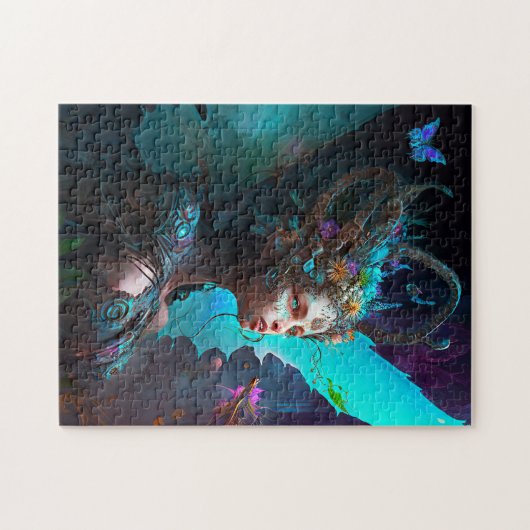 Cyber Fairy Fantasy Art Puzzle (Horizontal)