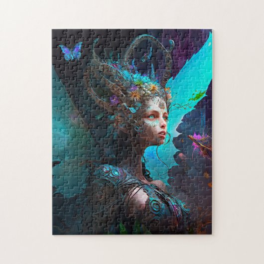 Cyber Fairy Fantasy Art Puzzle (Vertikal)
