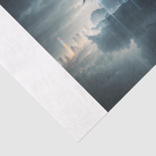 Cyber Feline Majesty Decoupage Seidenpapier (Detail)