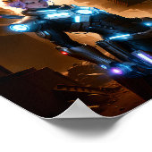 Cyber Fox Poster (Ecke)