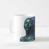 Cyber-Frauen ausgerichtet Kaffeetasse (Vorderseite Links)