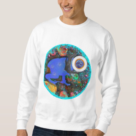 Cyber Frog Sweatshirt (Vorderseite)