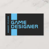 Cyber futuristic minimal visitenkarte (Vorderseite)