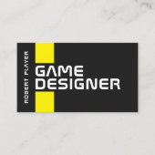 Cyber futuristische Minimal-Visitenkarte Visitenkarte (Vorderseite)