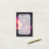 Cyber futuristischer Roboter-Phönix-Feuergeist Post-it Klebezettel (Auf Schreibtisch)