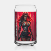 Cyber-Girl Dosenglas (Rückseite)