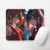 Cyber-Girl Duo Mousepad (Mit Mouse)