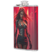 Cyber-Girl Flachmann (Links)