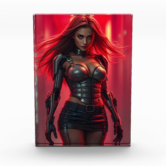 Cyber-Girl Fotoblock (Vorderseite)