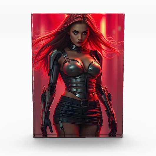 Cyber-Girl Fotoblock (Vorderseite)