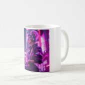 Cyber Girl Kaffeetasse (VorderseiteRechts)