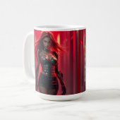 Cyber-Girl Kaffeetasse (Vorderseite Links)