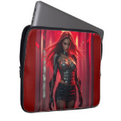 Cyber-Girl Laptopschutzhülle (Vorne Rechts)