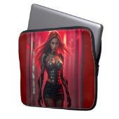 Cyber-Girl Laptopschutzhülle (Vorderseite Links)
