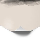 Cyber-Girl mit Perlenohrring Poster (Ecke)