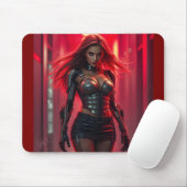 Cyber-Girl Mousepad (Mit Mouse)
