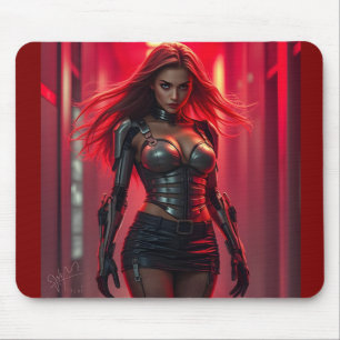 Cyber-Girl Mousepad