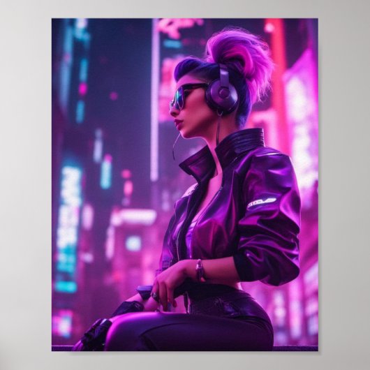 Cyber Girl Poster (Vorne)