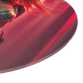 Cyber-Girl Schneidebrett (Ecke)