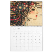 Cyber Girl: Symbolist Art Calendar Kalender (Mär 2026)