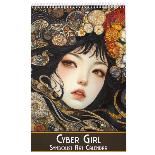 Cyber Girl: Symbolist Art Calendar Kalender (Titelbild)
