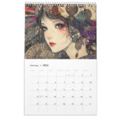 Cyber Girl: Symbolist Art Calendar Kalender (Jan 2026)
