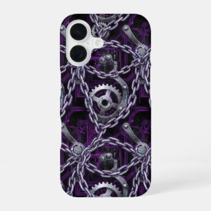 Cyber-Gothic-Ketten-Schaltkreis-Handyhülle iPhone 16 Hülle