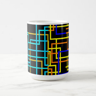Cyber Grid Kaffeetasse