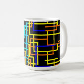 Cyber Grid Kaffeetasse (VorderseiteRechts)