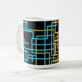 Cyber Grid Kaffeetasse (Vorderseite Links)