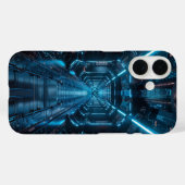 Cyber Grid Nexus Case-Mate iPhone Hülle (Rückseite (Horizontal))