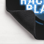 CYBER HACK DEN PLANET-Computer, defcon, hack, hack Mousepad (Ecke)